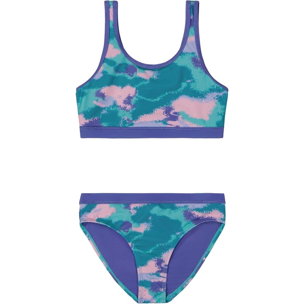 NWT Under Armour Girls Two Piece Bikini Swimsuit s 12